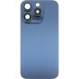 iPhone 15 Pro Back Glass W/Steel Plate Blue Titanium (OEM PULL)