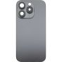 iPhone 15 Pro Back Housing W/ Small Parts Black Titanium (OEM PULL)