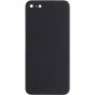 iPhone 8 Back Glass w/ Camera Lens Black (No logo) NO LOGO