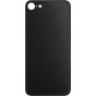 iPhone 8 Back Glass without Camera Lens Black NO LOGO