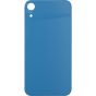 iPhone XR Back Glass without Camera Lens Blue NO LOGO