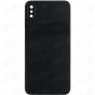 iPhone X Back Glass with Camera Lens Black (No Logo) NO LOGO