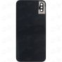 iPhone X Back Glass with Camera Lens Black (No Logo) NO LOGO