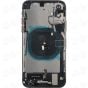 iPhone XS Back Housing w/ Small Parts Black NO LOGO