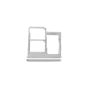 Samsung A31 A315 Sim Tray Prism Crush White Dual Sim