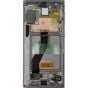 Samsung Note 10 LCD With Touch + Frame Aura Glow/ Silver Service Pack