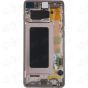 Samsung S10 Plus LCD with Touch + Frame Ceramic White SERVICE PACK
