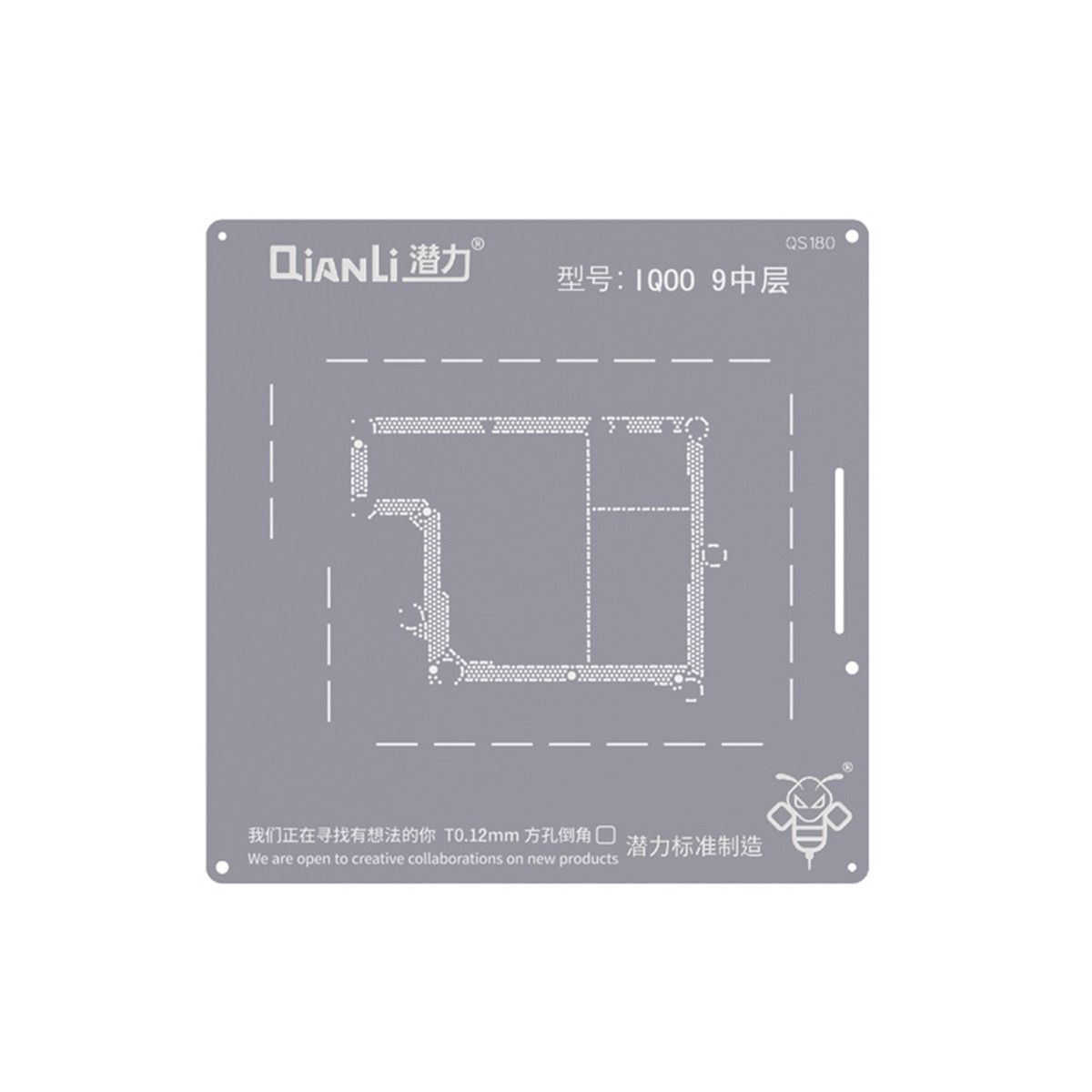 Bumblebee Stencil (QS180) For IQOO 9 Middle Frame (Qianli)