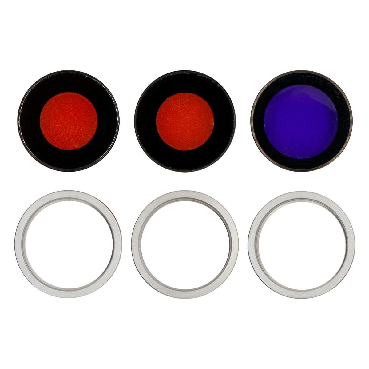 iPhone 16 Pro / 16 Pro Max Back Camera Lens With Bracket & Bezel White Titanium (3 Piece Set)