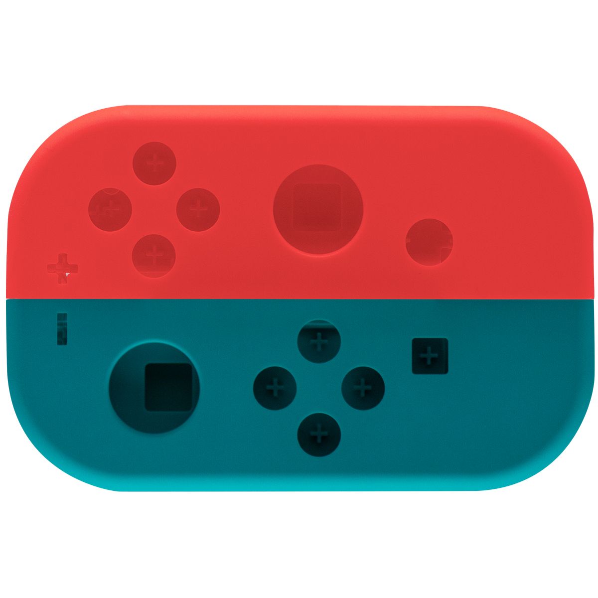 Nintendo Switch Joy Con Controller Housing Shell (Red / Blue)