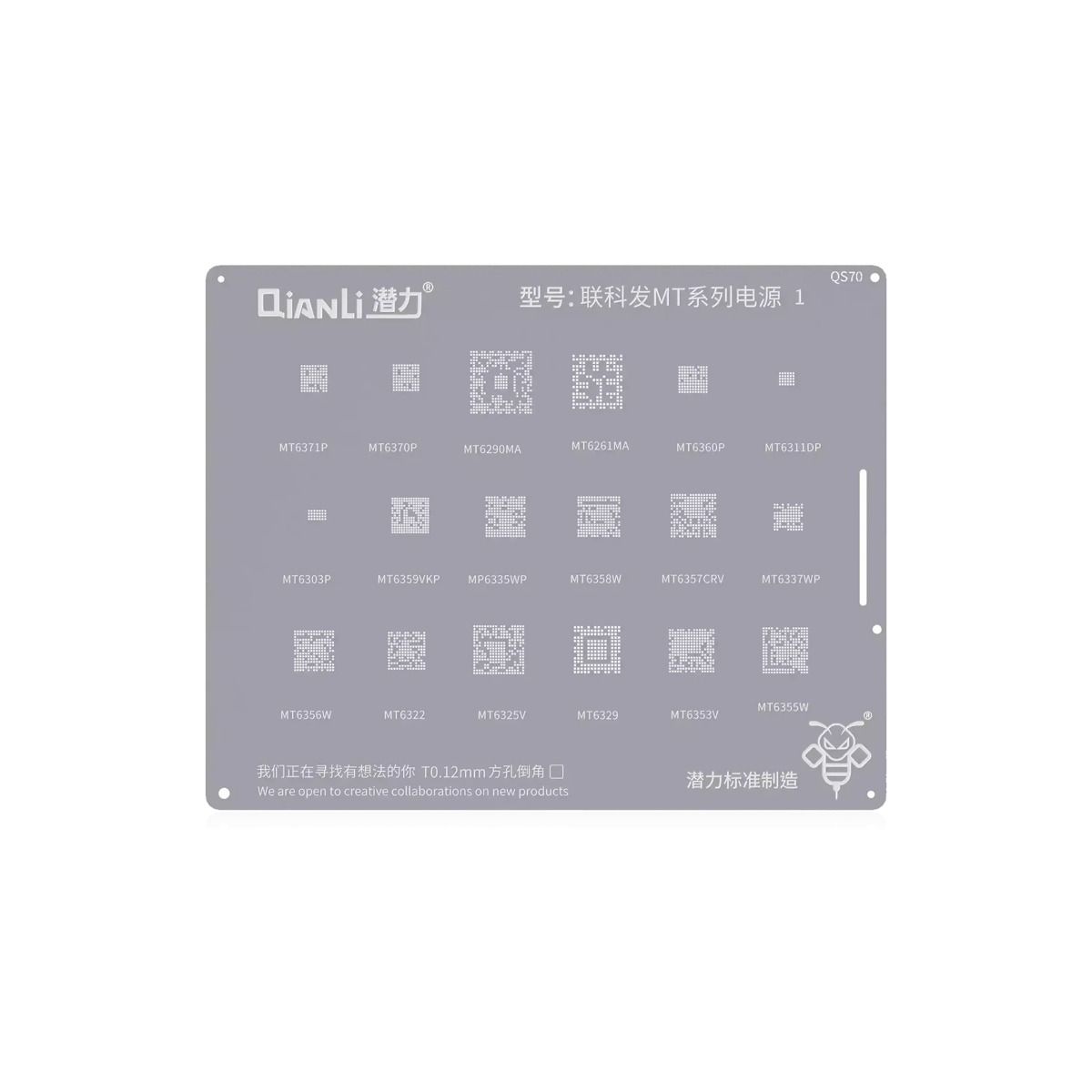 Bumblebee Stencil (QS70) MTK MT Series 1 (Qianli)