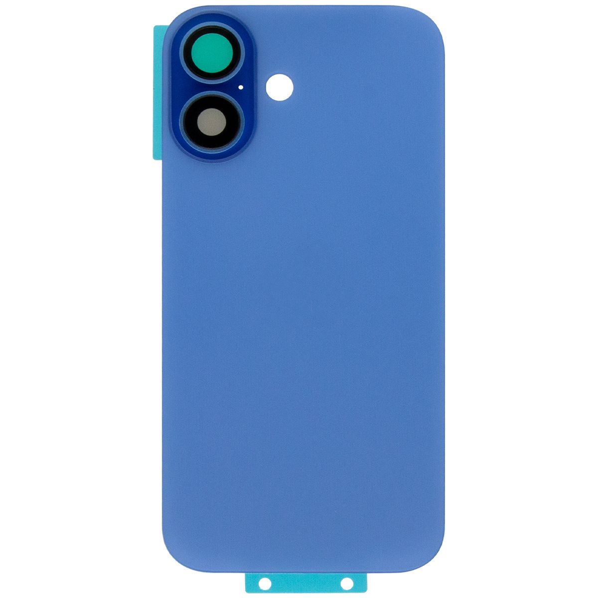 iPhone 16 Back Glass W/Steel Plate & Magnet Teal (OEM PULL)