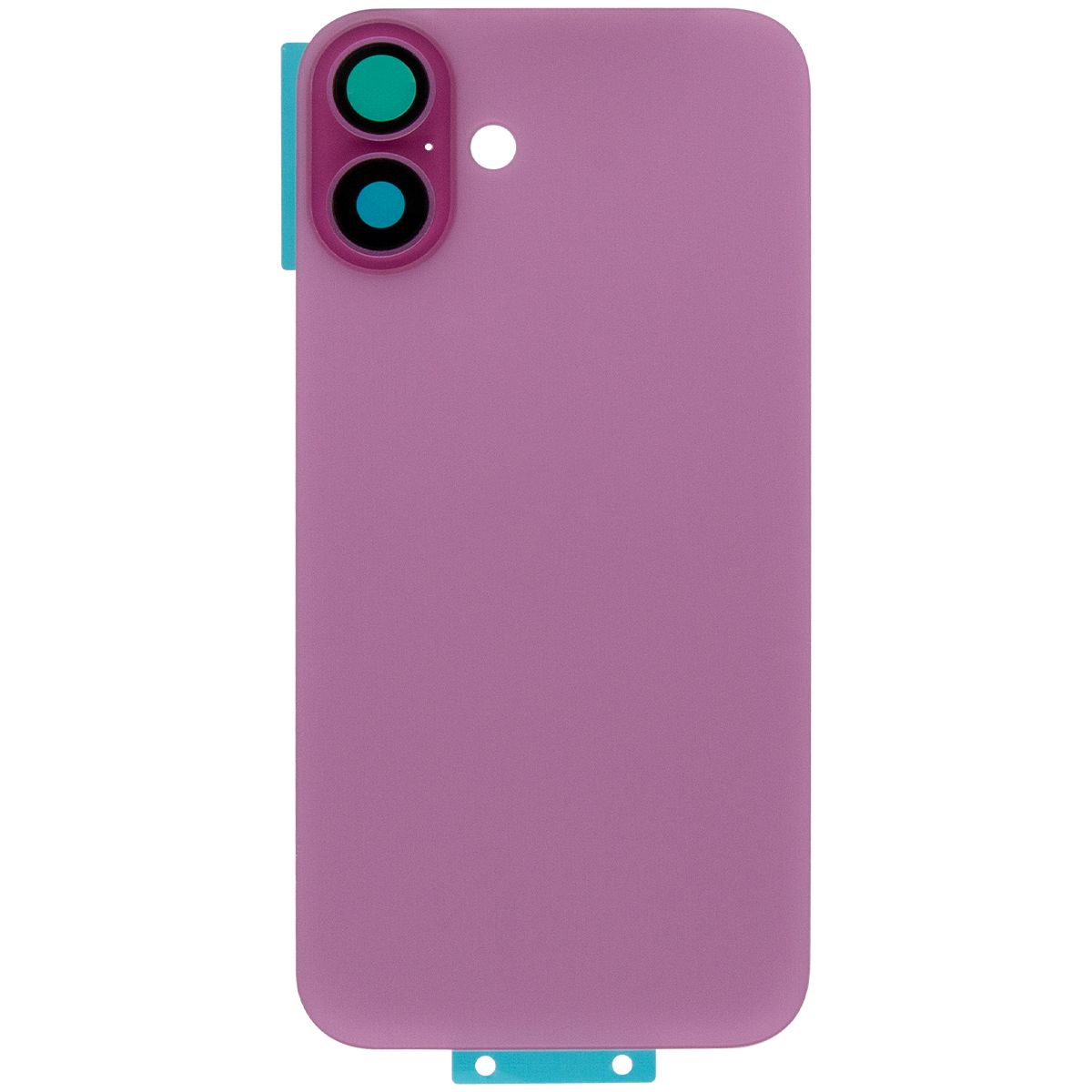 iPhone 16 Plus Back Glass W/Steel Plate & Magnet Pink (OEM PULL)