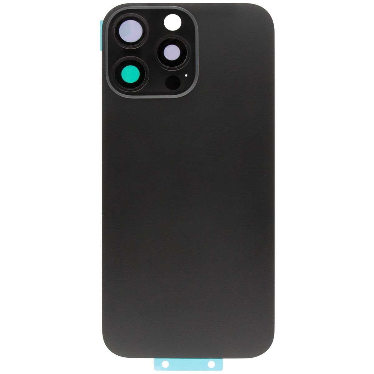 iPhone 16 Pro Max Back Glass W/Steel Plate & Magnet Black Titanium (OEM PULL)