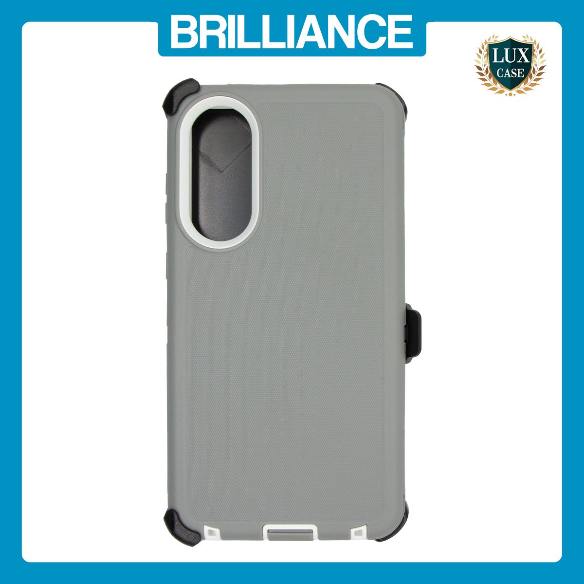 Brilliance HEAVY DUTY Samsung S25 FE (Pro Series) Case Grey White