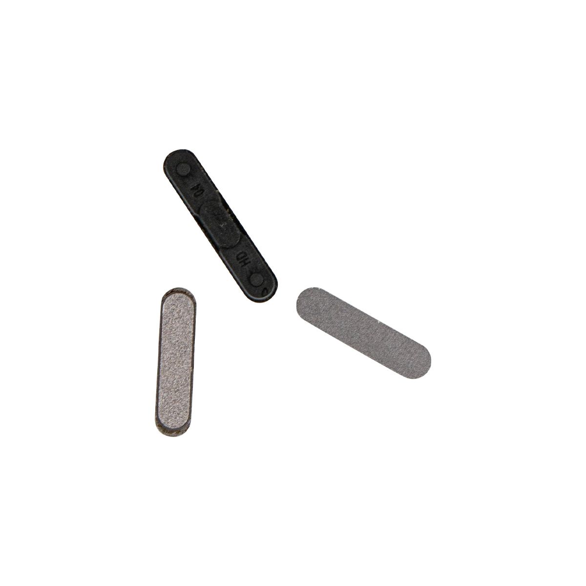 iPad Pro 12.9" 3rd Gen (2018) / iPad Pro 11" 1st Gen (2018) Hard Buttons Set (Power / Volume) Space Gray