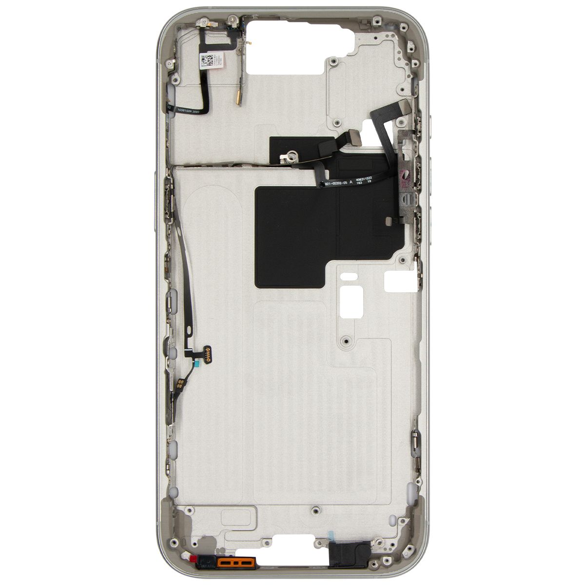 iPhone 16 Pro Max Mid-Frame Housing W/ Small Parts White Titanium (US Version)