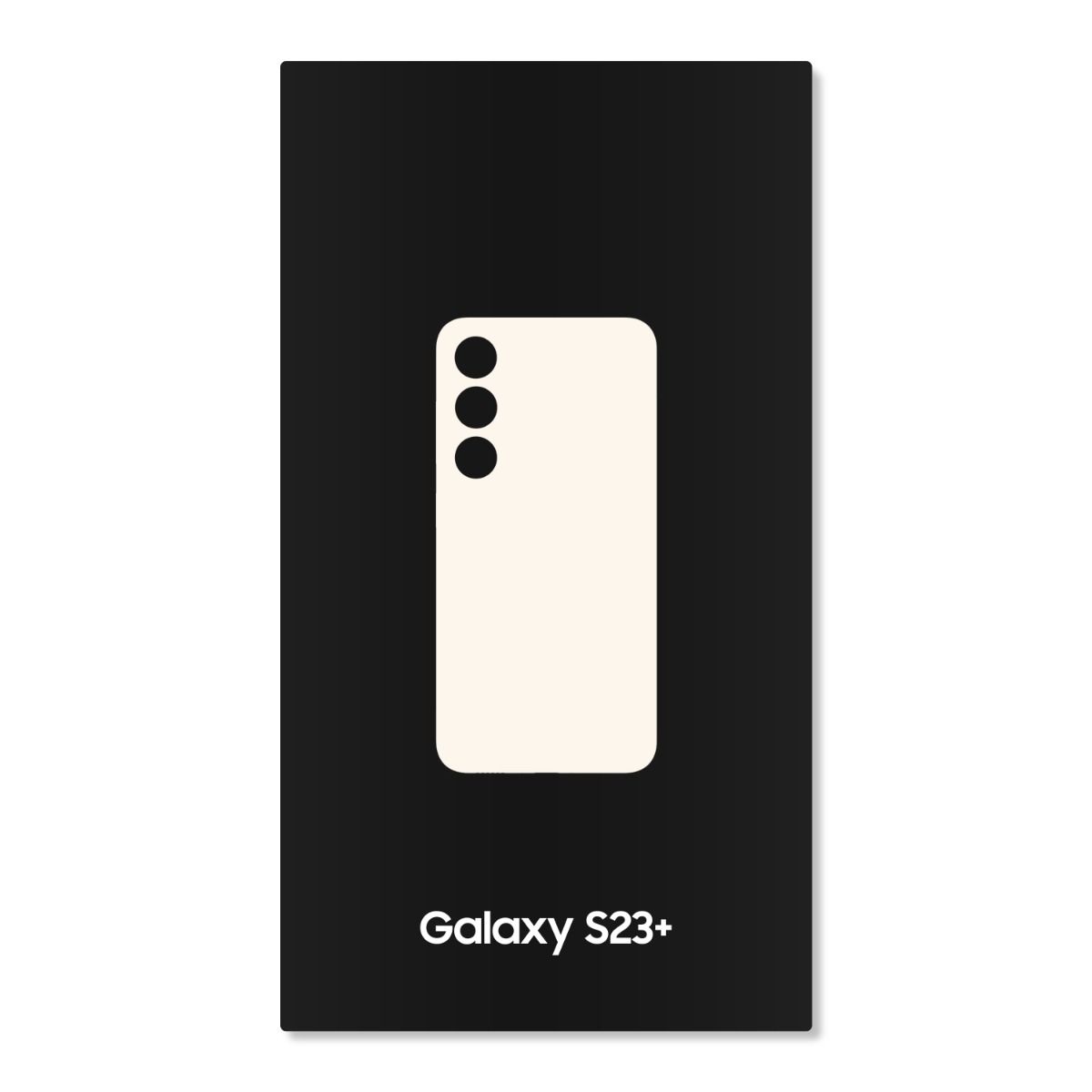 BOX FOR SAMSUNG GALAXY S23 PLUS CREAM