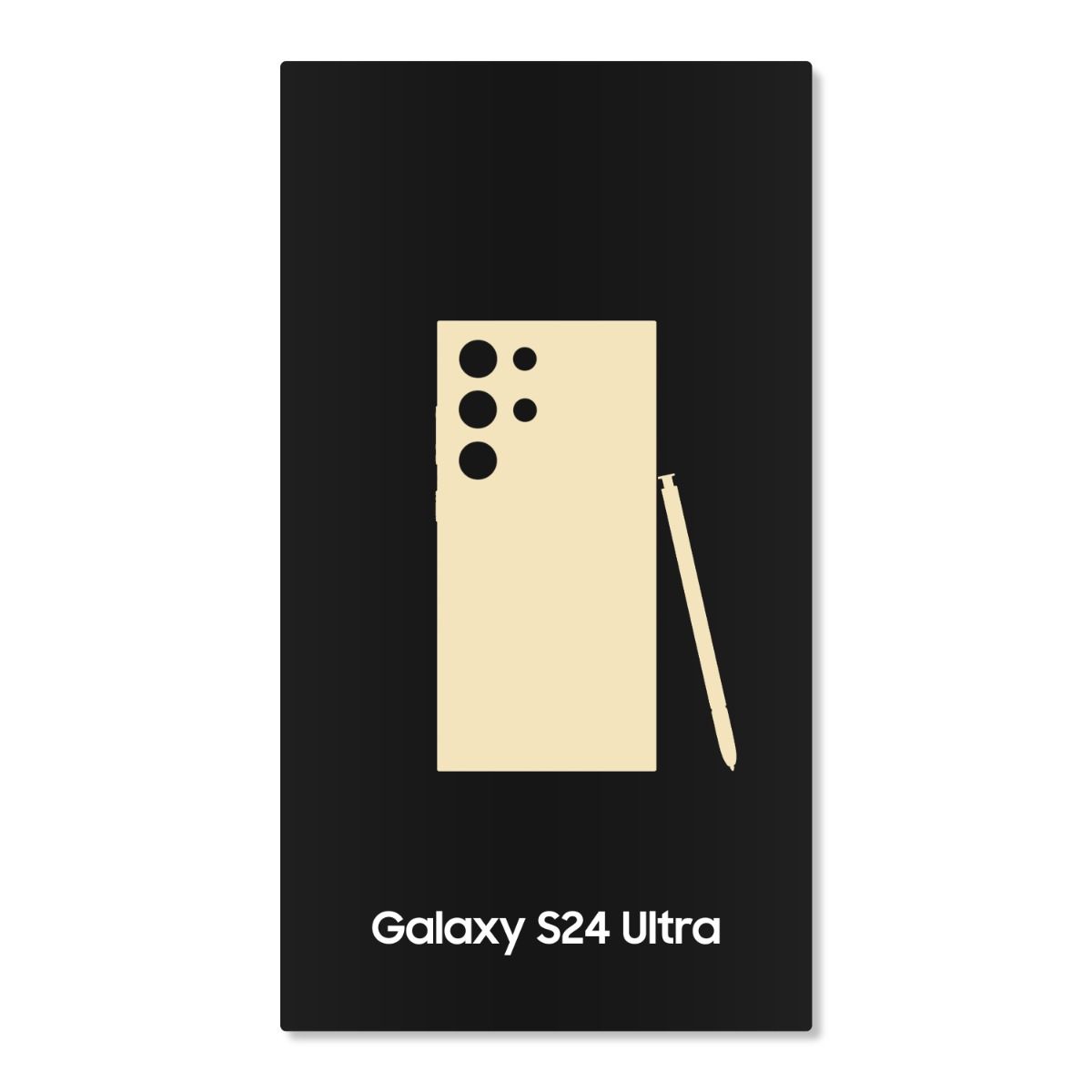 BOX FOR SAMSUNG GALAXY S24 ULTRA TITANIUM YELLOW