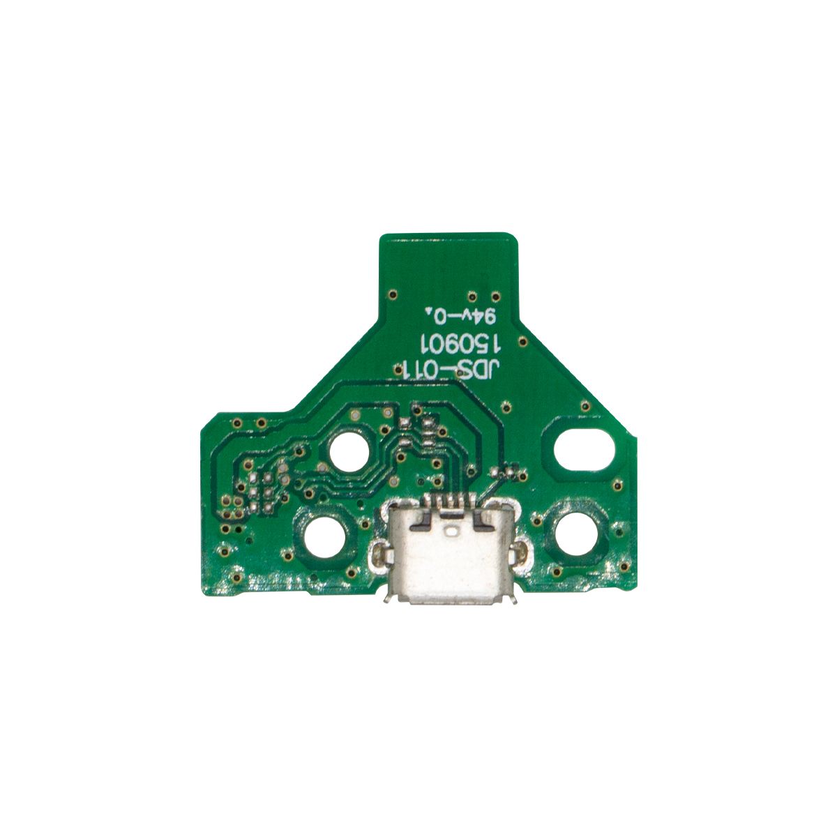 Playstation 4 Pro Micro USB Charging Port Board With 12-Pin Flex Cable For Controllers (Version 2: JDS-011) (PART # 15O901)