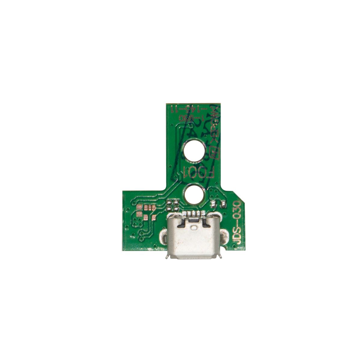 Playstation 4 Pro Micro USB Charging Port Board With 12-Pin Flex Cable For Controllers (Version 3: JDS-030) (PART # 2MYUMT)