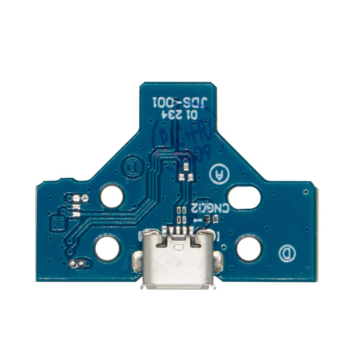 PlayStation 4 Controller (Version 1: JDS-001) USB Charging Port Board With 14-Pin Flex Cable