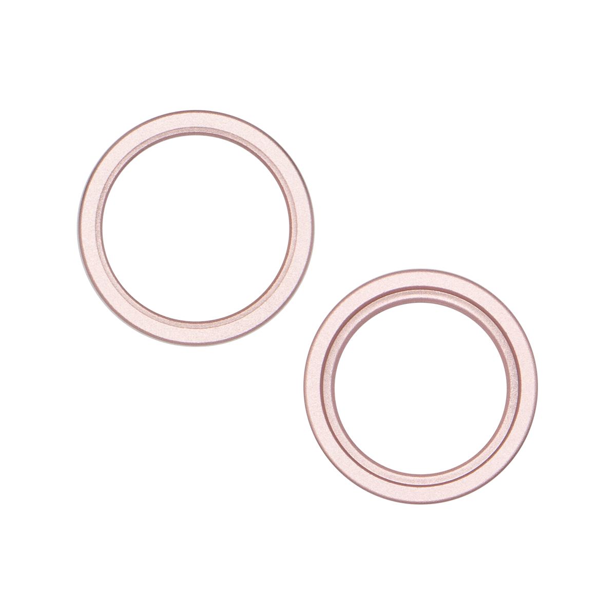 iPhone 15 / 15 Plus Back Camera Lens With Bracket & Bezel (2 Piece Set) (Premium) (Pink)