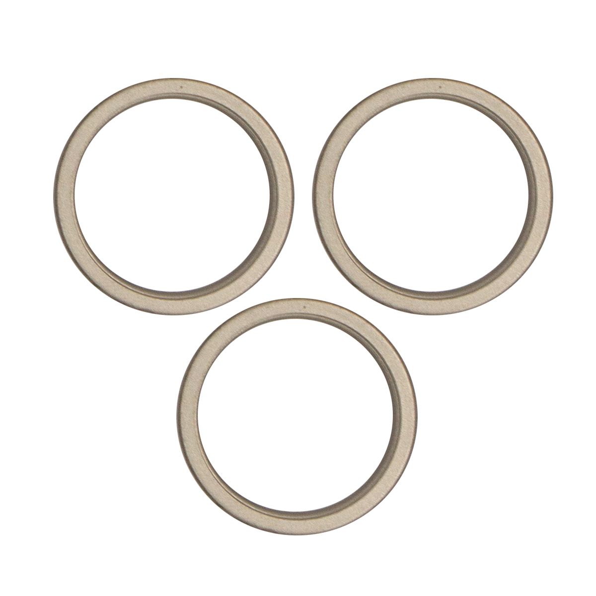iPhone 15 Pro Max Back Camera Bezel Ring (Natural Titanium) - 3 Piece Set