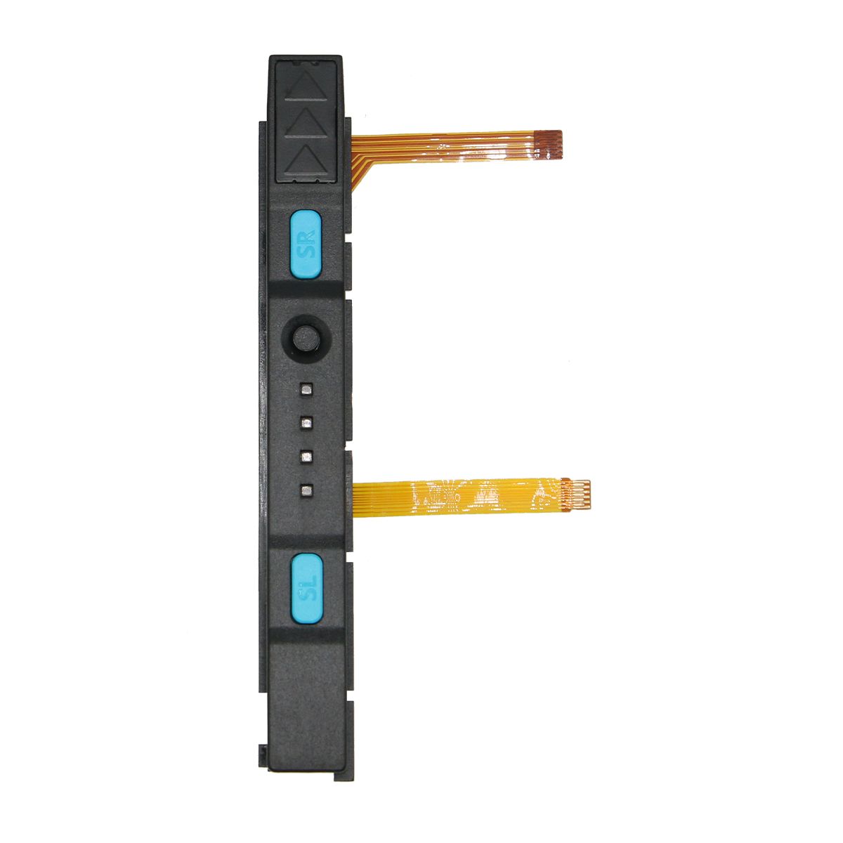 Nintendo Switch Plastic Rail (Right+Left) With Flex Cable (Red / Blue)