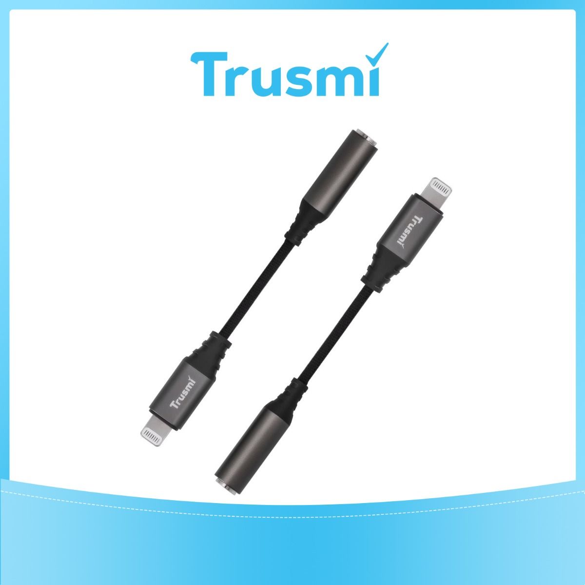 TRUSMI CA50-02 iPhone to 3.5mm Audio Adapter Dongle