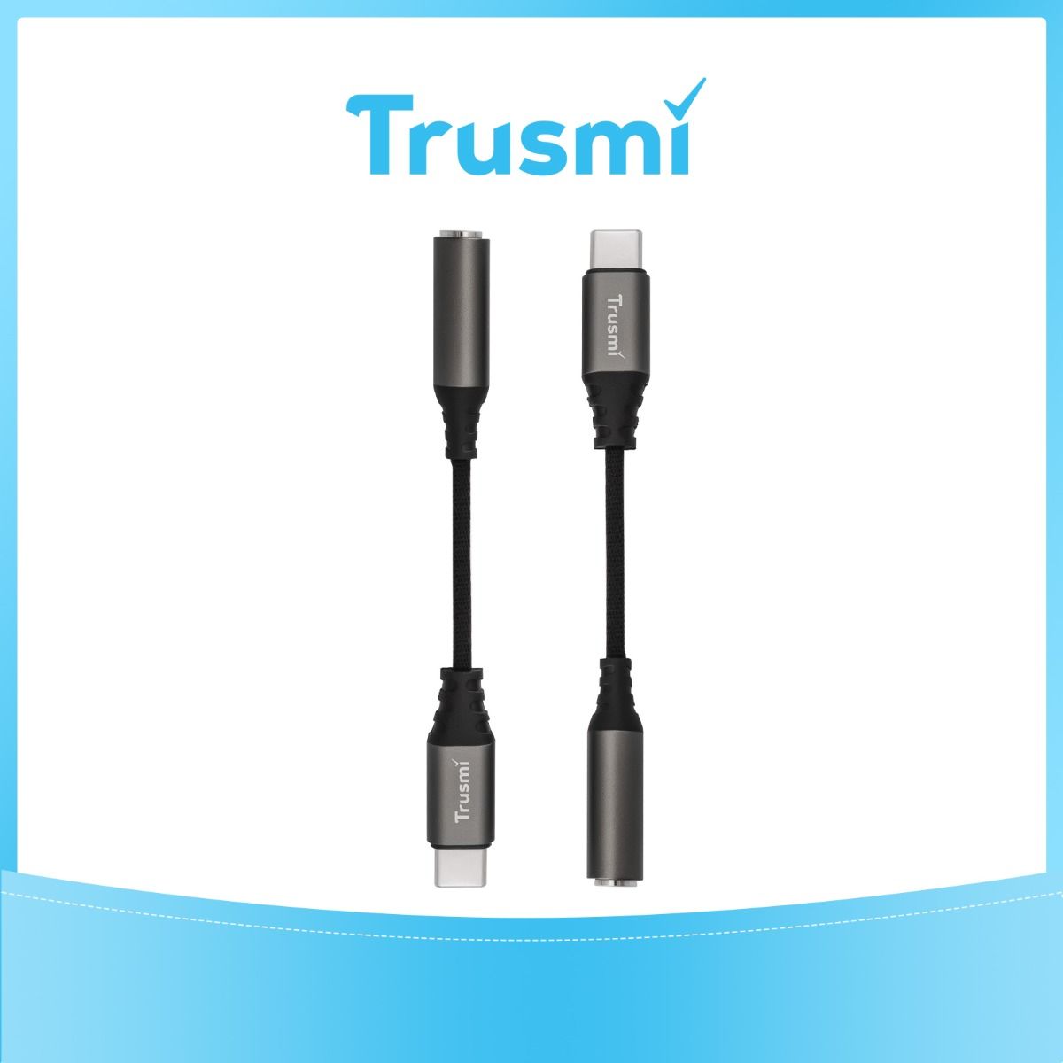 TRUSMI CA50-03 Type C to 3.5mm Audio Adapter Dongle
