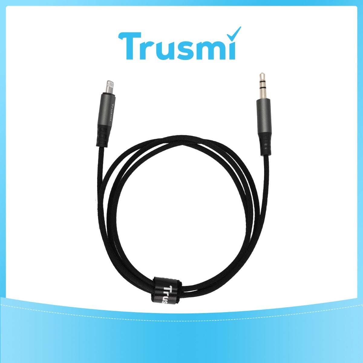 TRUSMI CA50-05 Type-C to 3.5mm Aux Audio Braided Cable (1m)