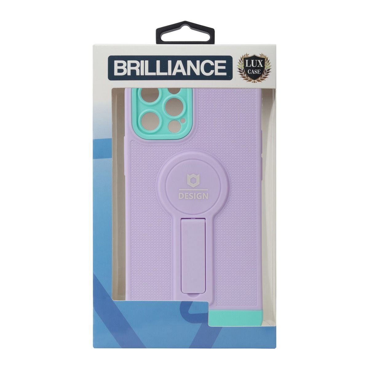 Brilliance LUX For iPhone XR Hawkeye Small Tail Case Purple and Green