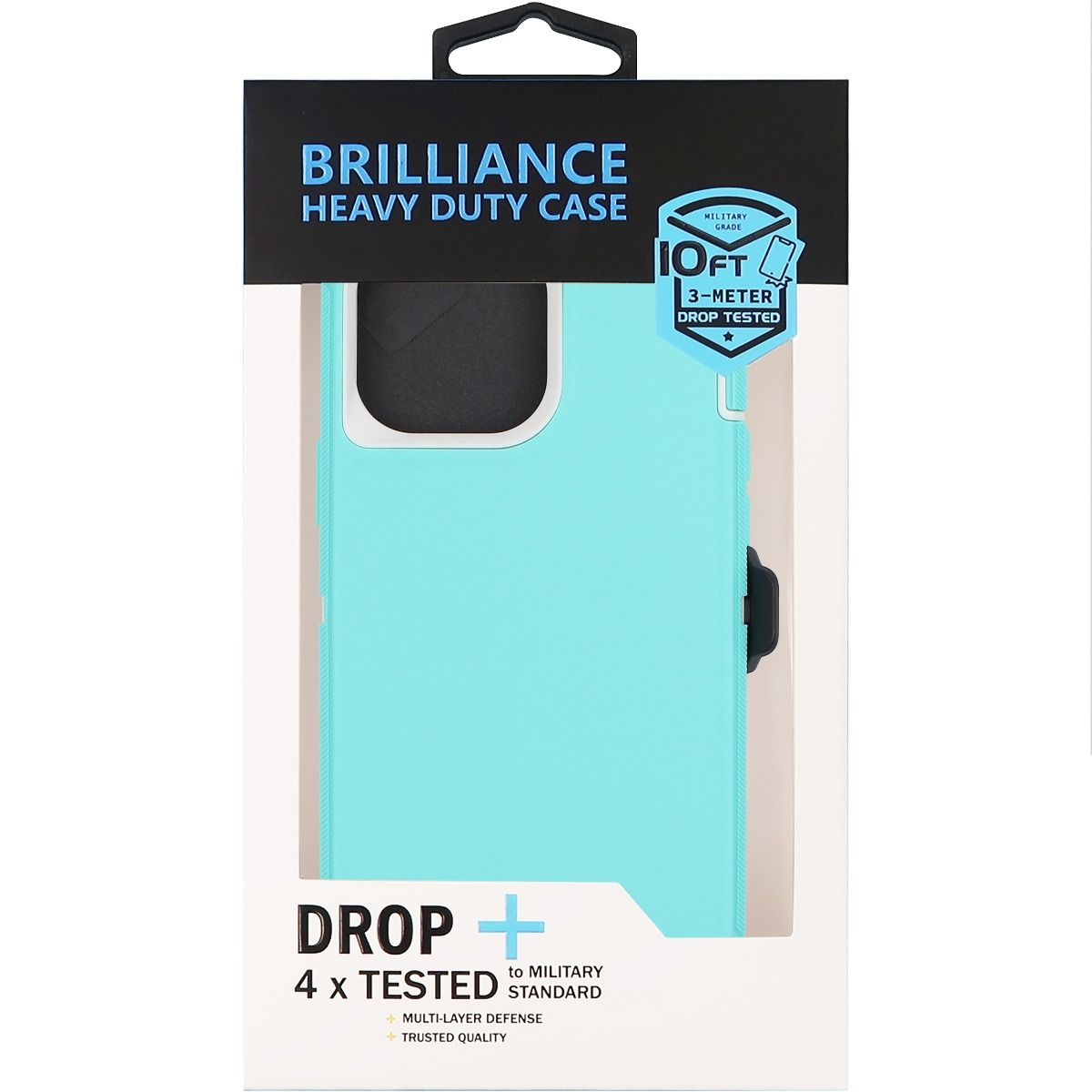Brilliance HEAVY DUTY iPhone 15 (Pro Series) Teal Case