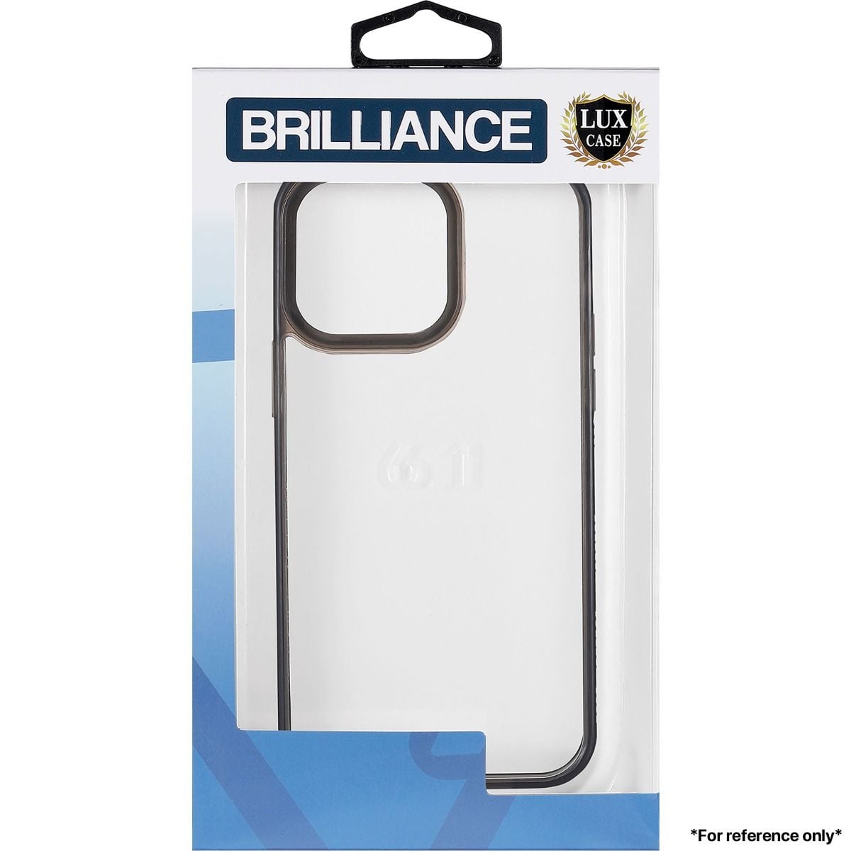 Brilliance LUX for Iphone 15 Plus 2.5MM Non-slip and highly transparent case Black