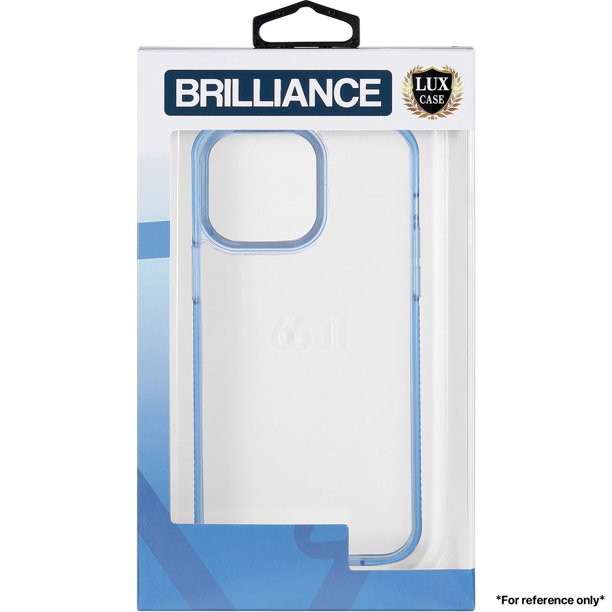 Brilliance LUX for Iphone 15 Plus 2.5MM Non-slip and highly transparent case Blue