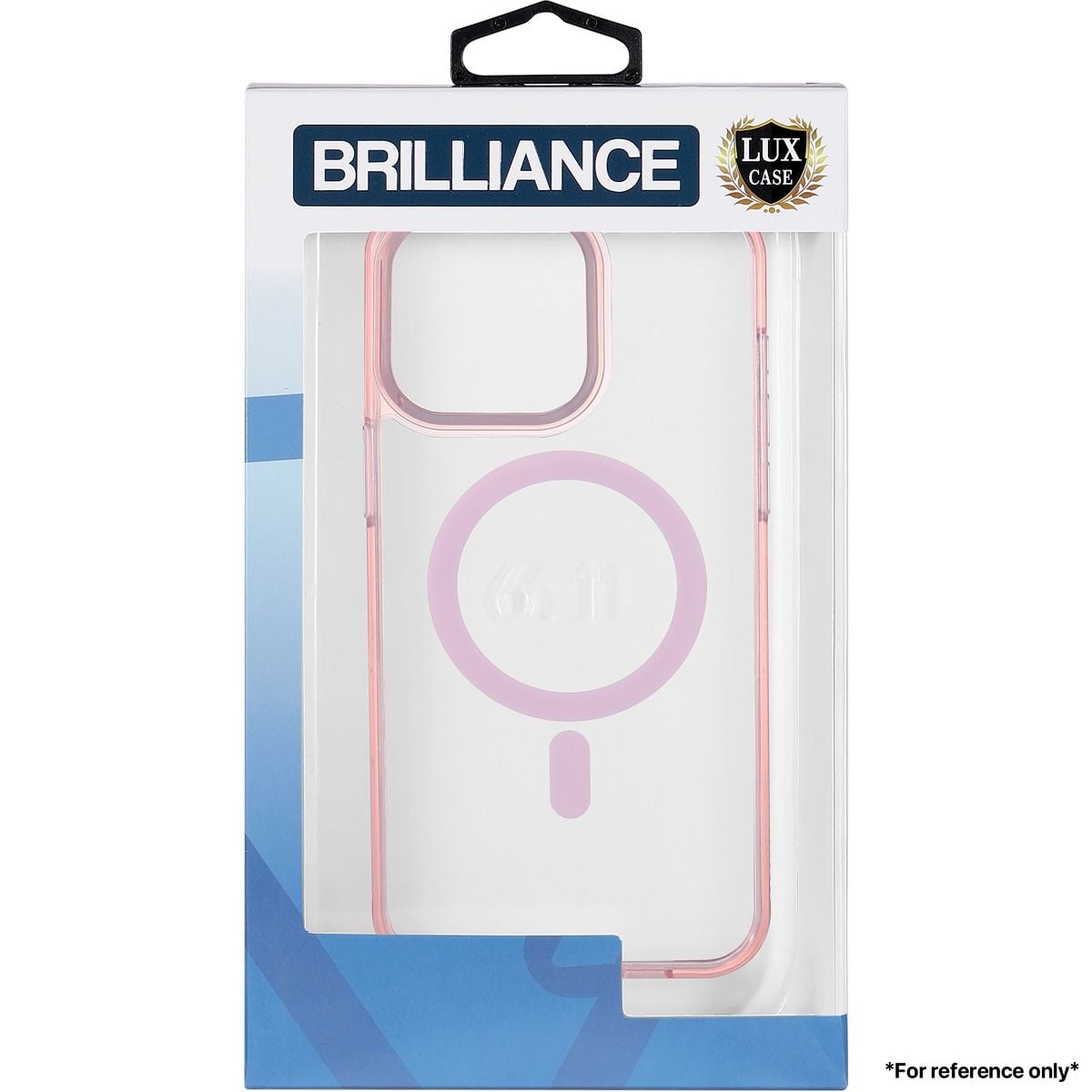 Brilliance LUX for Iphone 15 2.5MM Non-slip internal magnetic suction case Pink