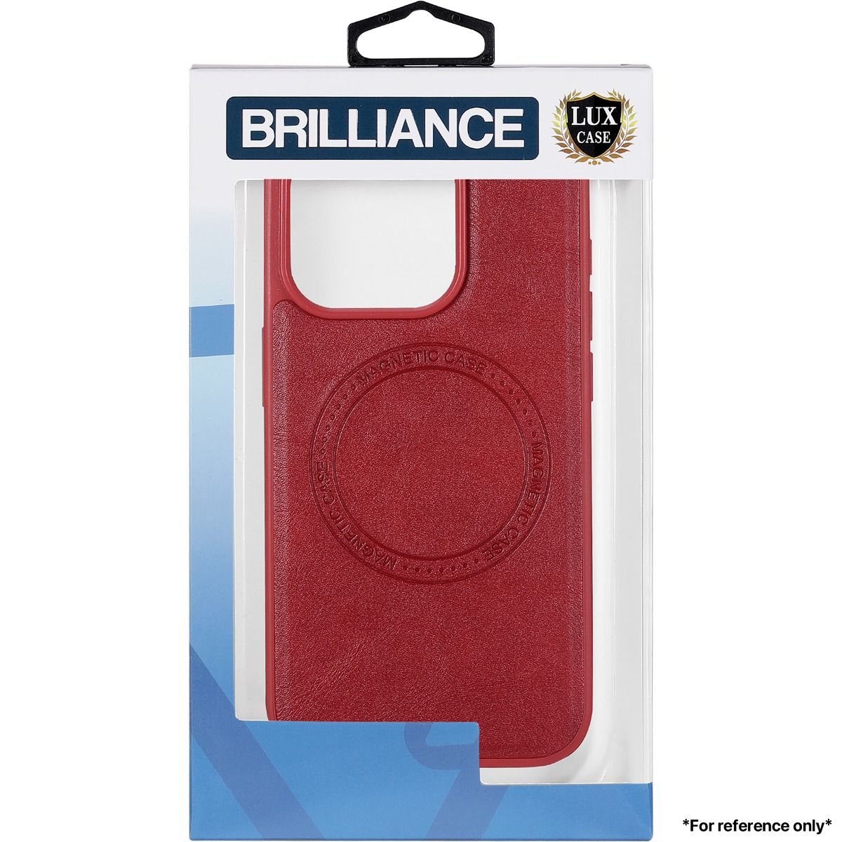 Brilliance LUX for Samsung S23 Ultra Skin phone case (TPU+PC material+PU leather material) Case Red