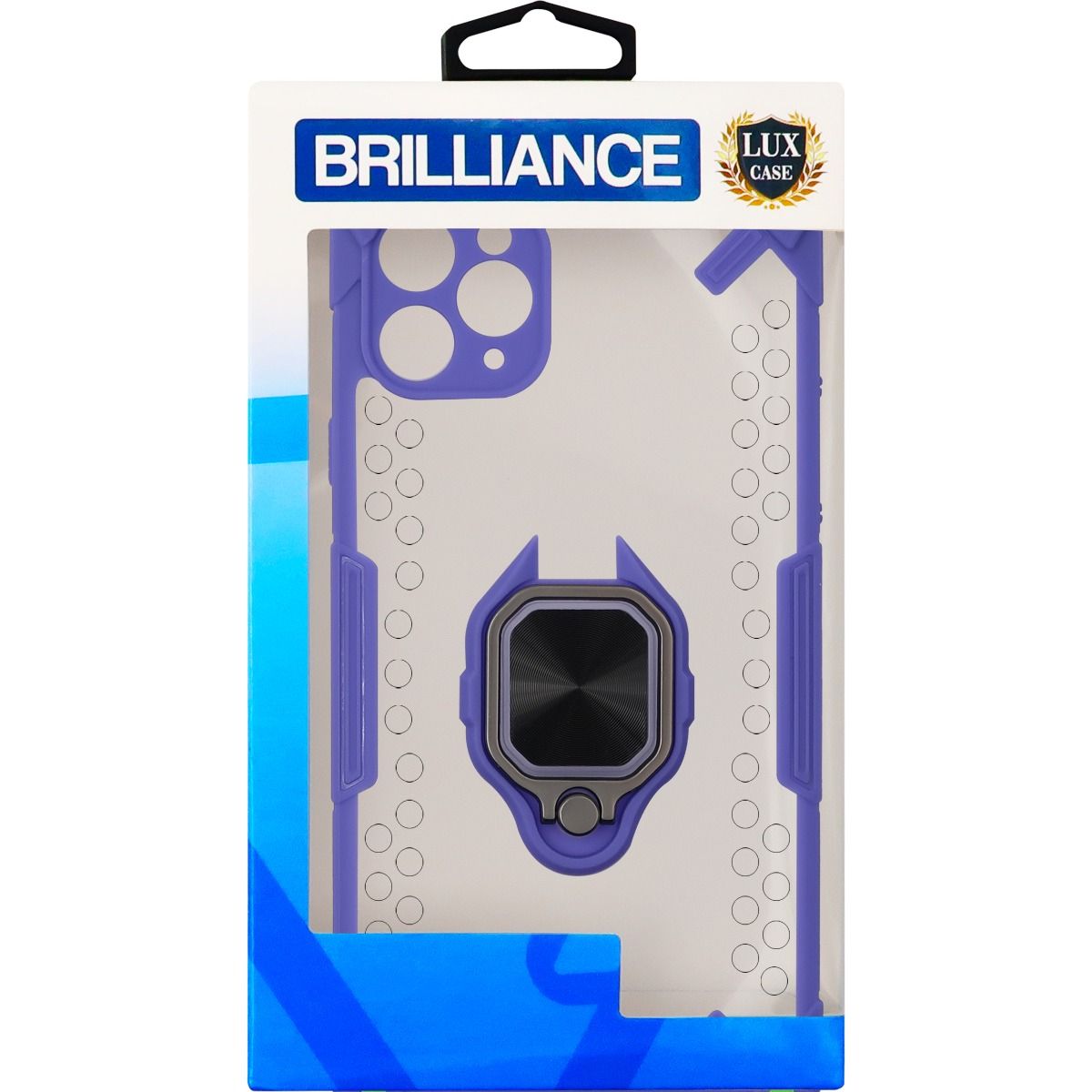 Brilliance LUX iPhone X Vulcan Warrior Case Purple