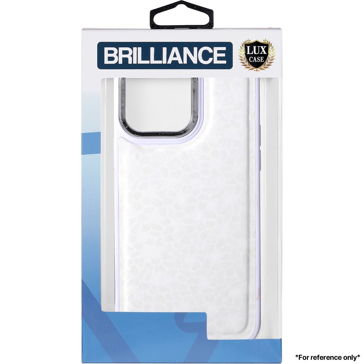 Brilliance LUX for Samsung S24 Pebble pattern case White