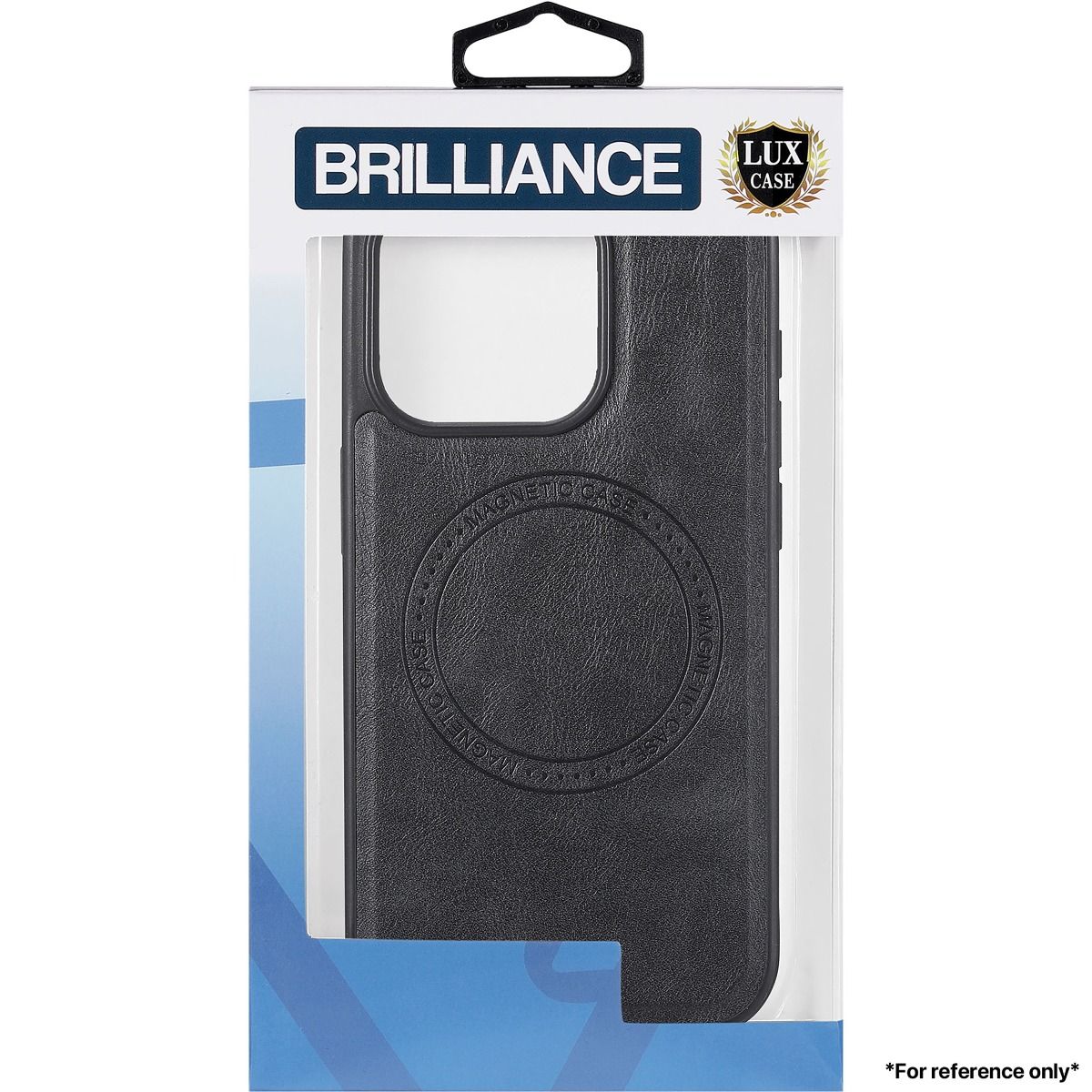 Brilliance LUX for Samsung S22 Plus Skin phone case (TPU+PC material+PU leather material) Case Black