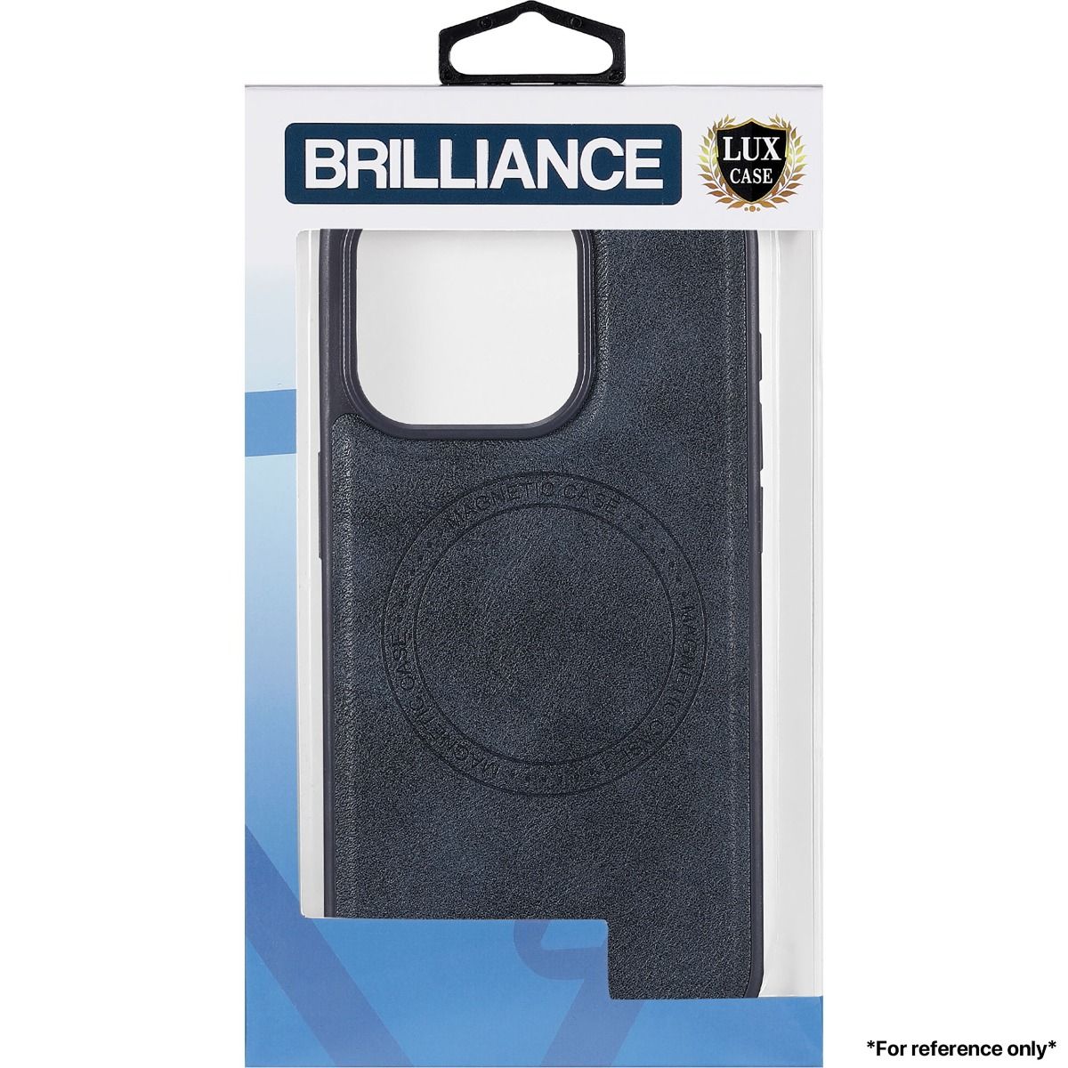 Brilliance LUX for Iphone 14 Pro Max Skin phone case (TPU+PC material+PU leather material) Case Blue