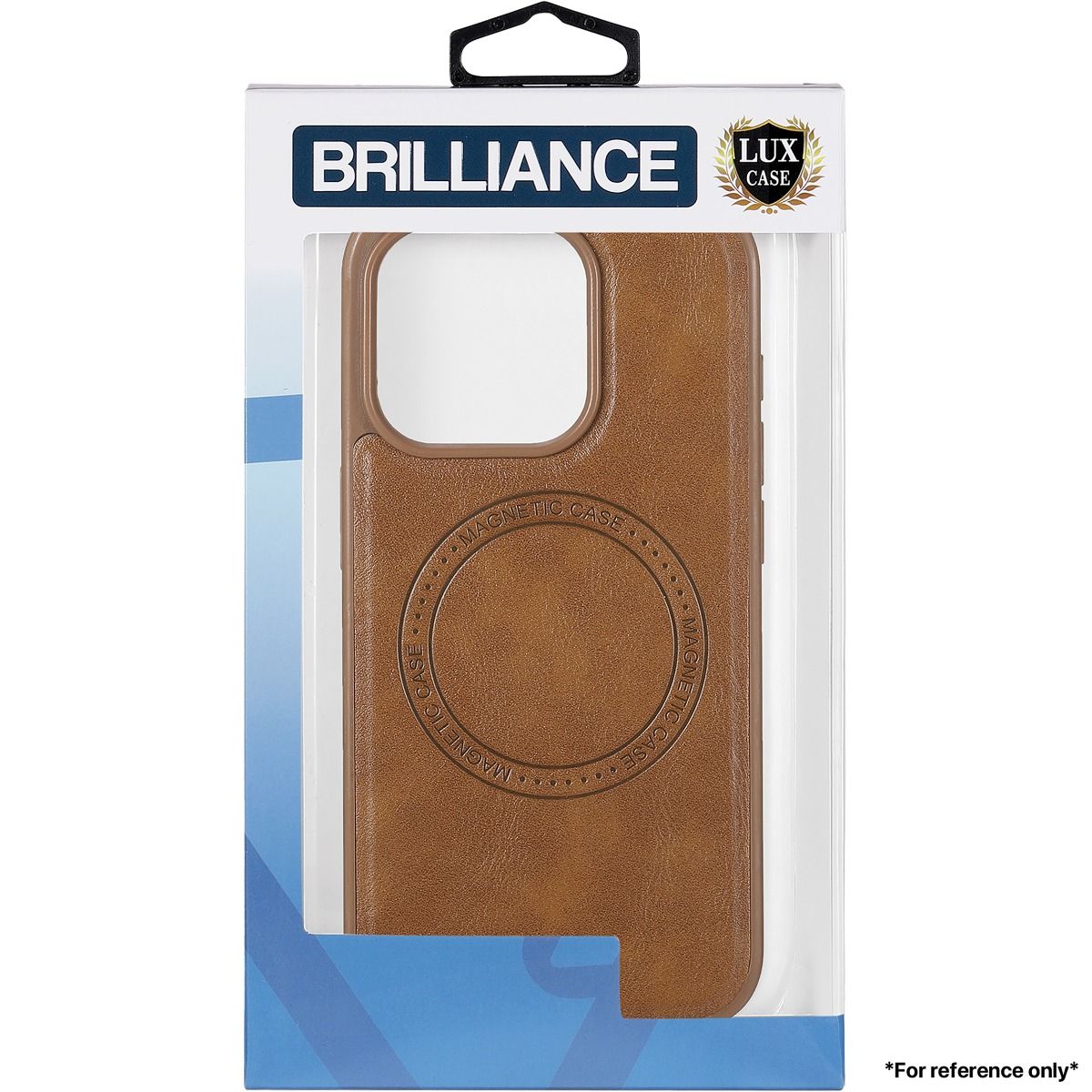 Brilliance LUX for Iphone 13 Pro Max Skin phone case (TPU+PC material+PU leather material) Case Tan