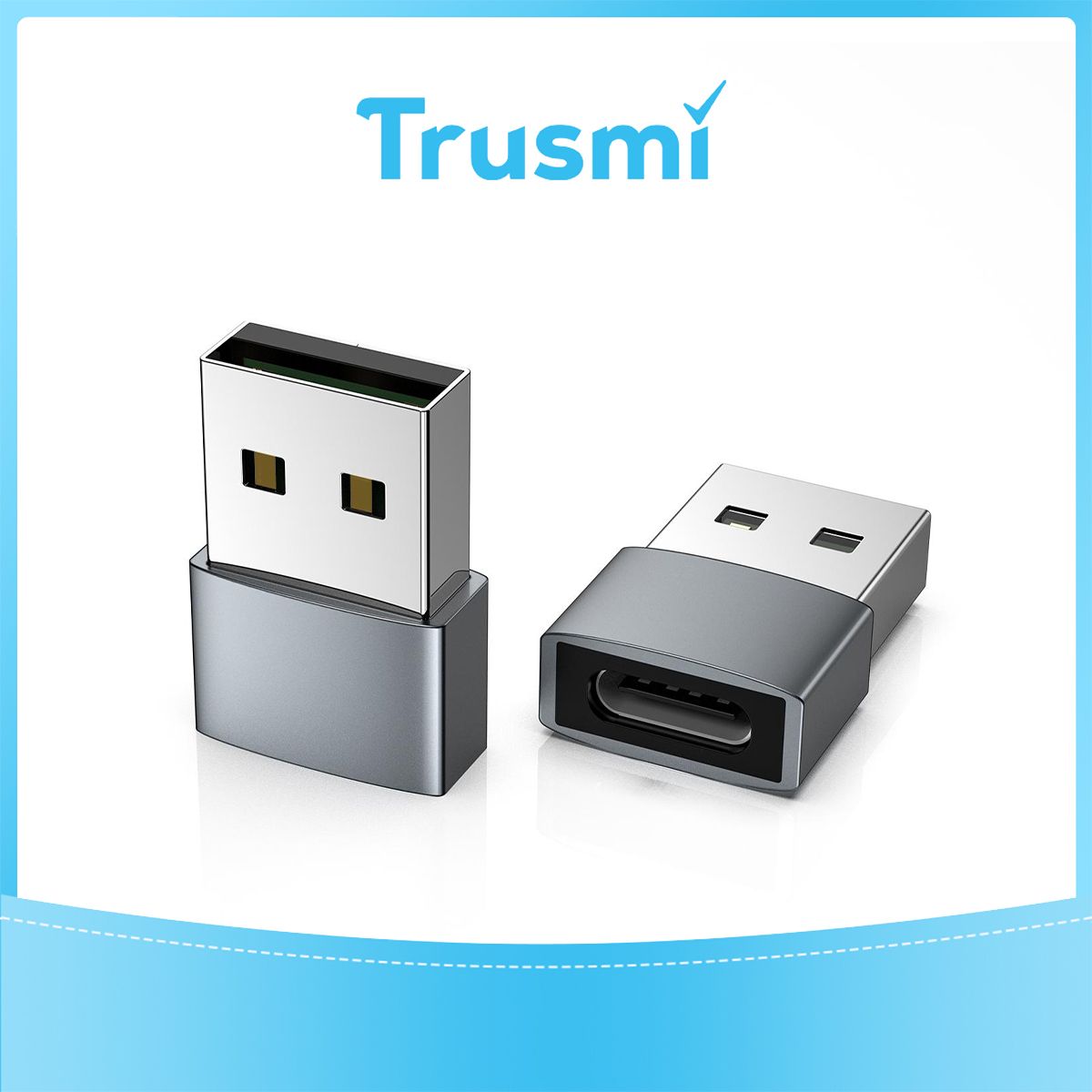 TRUSM USB to Type-C OTG Charging Audio Adapter