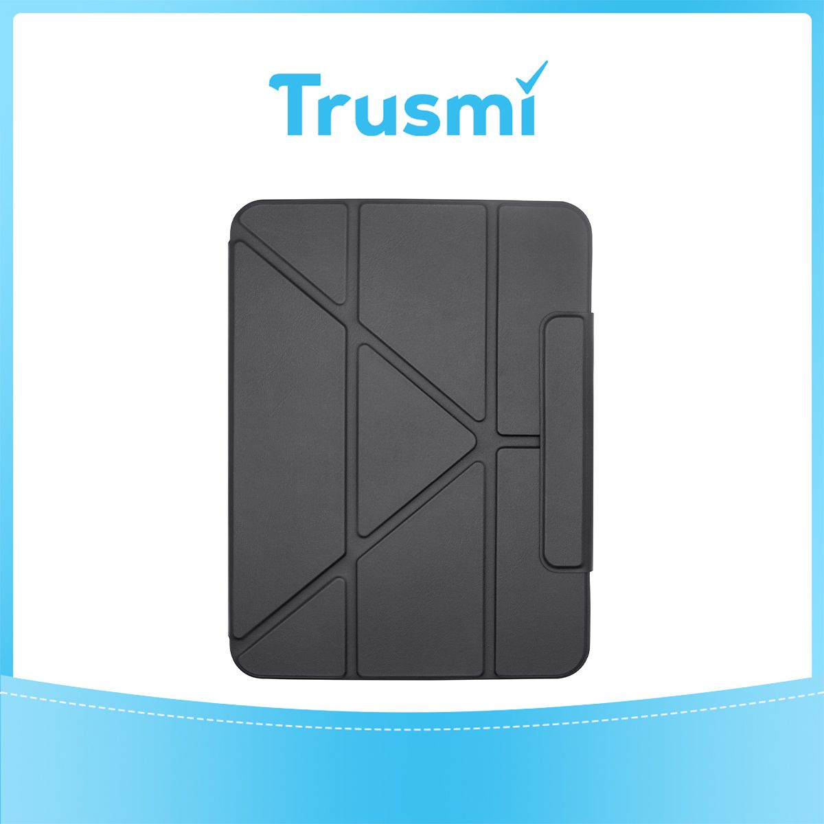 TRUSMI iPad Pro 11'' (2024) Foldable Case Black