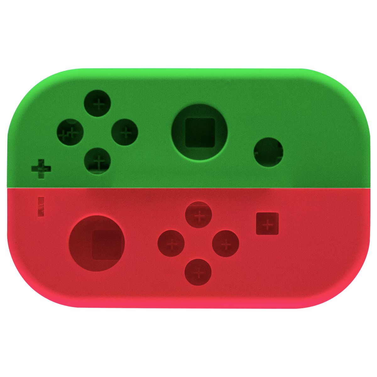 Nintendo Switch Joy Con Controller Housing Shell (Green / Pink)