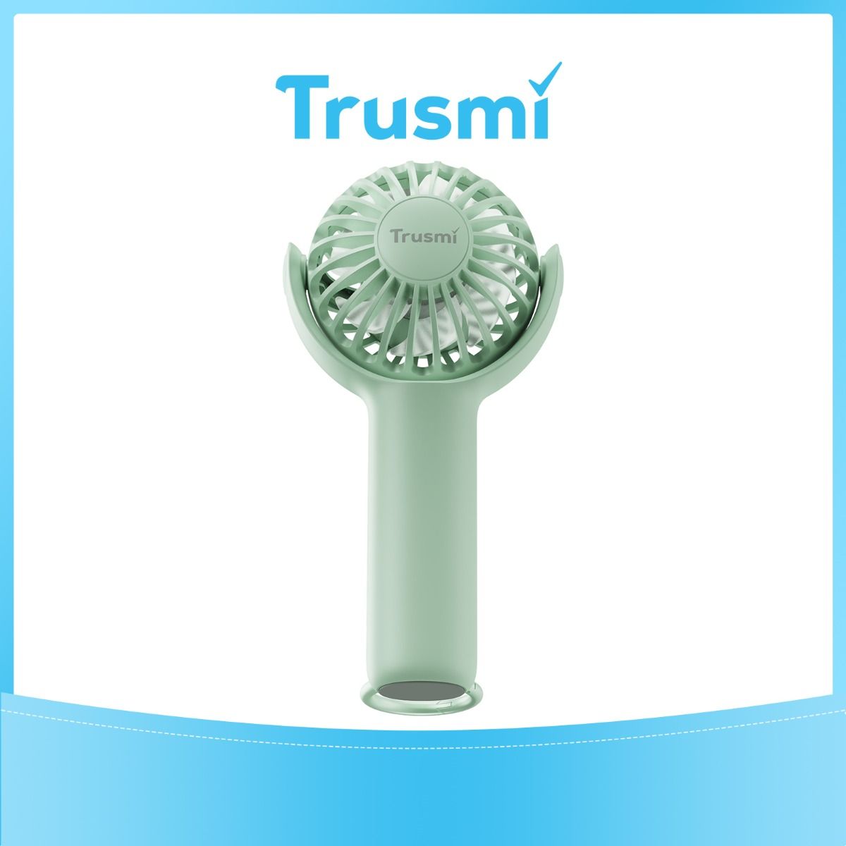 TRUSMI HA01-012 Rotatable Handheld High Speed Fan Green