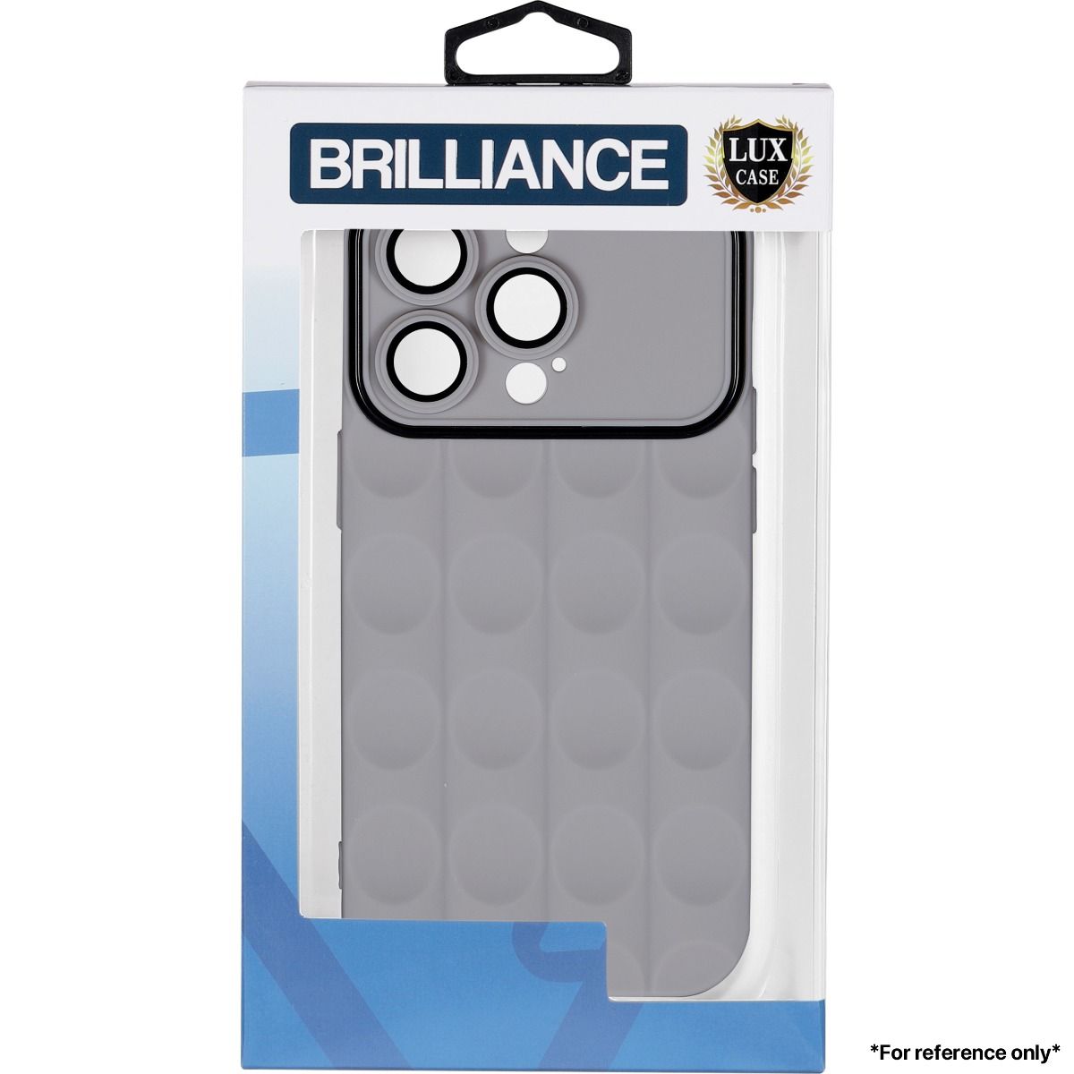 Brilliance LUX iPhone 15 Black Frame Gradient Case Light Brown