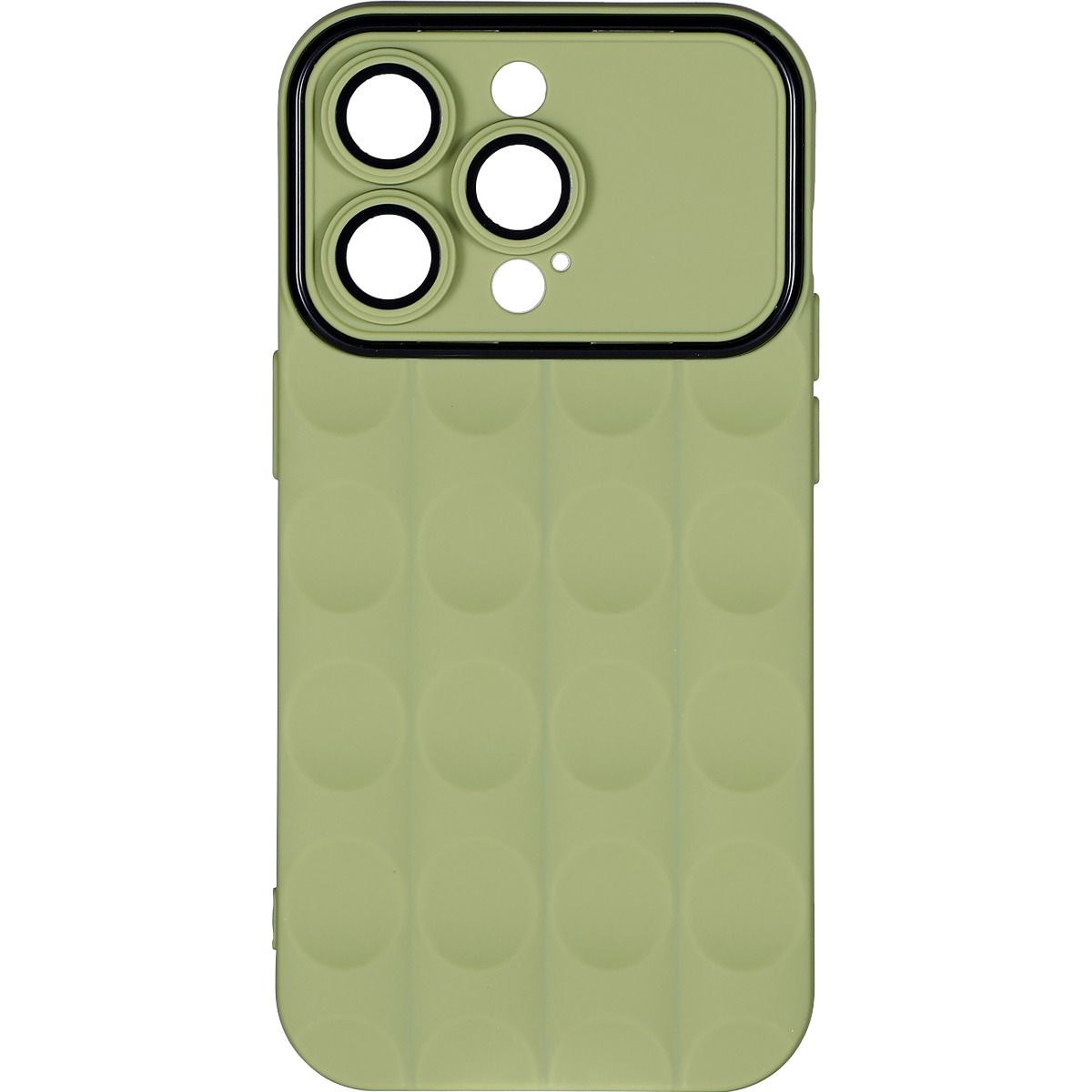 Brilliance LUX iPhone 15 Plus Black Frame Gradient Case Green