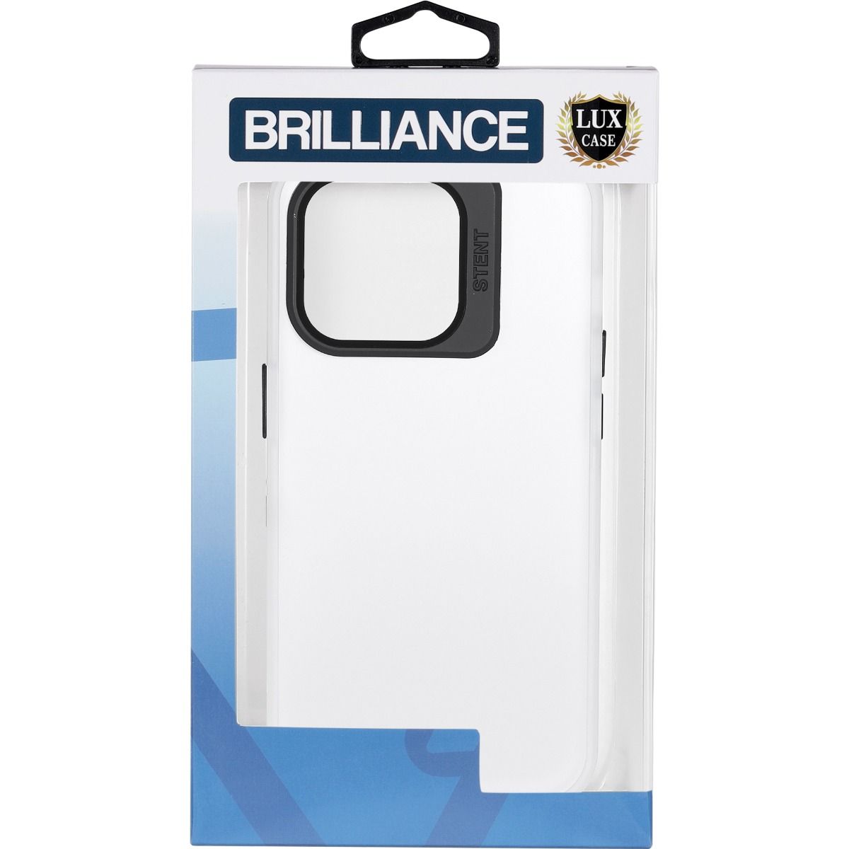 Brilliance LUX iPhone 15 Pro Lens holder transparent Case White
